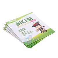 BUBUCAST 24Pcs Adhesive Bandages Wound Plasters First Aid Kit Stickers Breathable 10x8cm