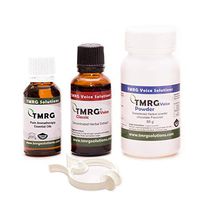 TMRG Powerful Vocal Recovery KIT-Large (30ml Drops+85gr Powder+20ml Oil +Clip) Professional Vocal Cord Remedy 100% Natural Herbal Remedy and Voice Supplement for Sore Throat Hoarse Voice Hoarseness
