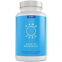 Hang Zero - Hangover Cure & Prevention Pills - Dihydromyricetin (DHM), Milk Thistle, Prickly Pear, NAC, Electrolytes for Morning After Alcohol Recovery - Liver Support & Aid - 30 Capsules