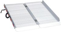 Ruedamann 3' x 33.4" Portable Wheelchair Ramp,Wider Aluminum Ramp Folding Ramp for Home,Steps,Stairs,Doorways,Non-Skid Surface,Holds up to 800 lbs (MR607X-3)