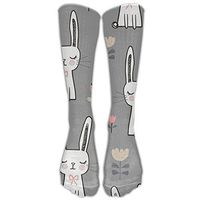 NEW Rabbits Dreamy Bunny Rabbit Compression Socks Women's Men's Classics Knee High Socks Sport Long Sock One Size