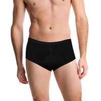 Incontinence Underwear for Men. Black Y-Front Style That is Fitted and Discrete. High tech Fabric and Modern Cut Locks in Urine Incontinence. The Perfect Simple Solution for an Age-Old (Small)