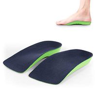 3/4 Orthotics Insoles Insert Insole for Plantar Fasciitis, Flat Feet, Over-Pronation, Relief Heel Spur Pain by Aooba
