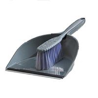 Adornty Household Cleaning Brushes, Hand Broom and Dustpan Set, for Desk Keyboard Car Pet Cage Waste Cleaning Tool,Blue