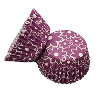 Meidexian888 Colorful Paper Cake Cupcake, 100pcs Liner Case Wrapper Muffin Baking Cup Party (Purple)
