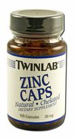 Twinlab Zinc Caps 30mg, 100 Capsules