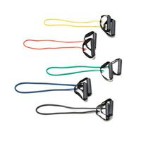 CanDo Exercise Tubing-with-Handles 5 Piece Set, 36 Inch