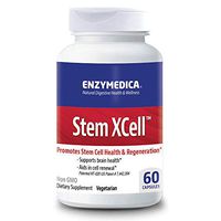Enzymedica, Stem XCell, Antioxidant Support for Cellular Renewal, Brain Health and Stem Cell Regeneration, Vegetarian and Non-GMO, 60 capsules (30 servings)
