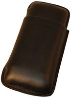Budd Leather 3-Cigar Leather Cigar Case, Black