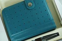 Cross Autocross Leather Mini Agenda Teal (Ac132-5)