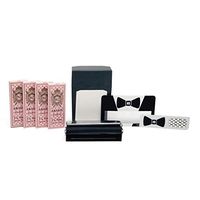 Abadie Rolling Papers 1 1/4 (4 Packs) with Metal Cigarette Maker (79mm), Plastic Flip Top Cigarette Case, Hippie Butler Magnifying Scoop Card and Grinder Card – 8 Items – Bundle