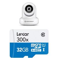 Amcrest ProHD 1080p WiFi Wireless Security Camera with 32GB Memory Card