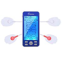 Menstrual Pain Relief TENS Unit [Lifetime Warranty] Electronic Drug-Free Pain Relief Massager 24 Modes EMS Therapy Device Machine for Menstrual Period Pain Relief