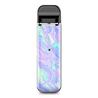 Iridescent Dahlia v1 - Design Skinz Skin Decal Vinyl Wrap for Smok Novo Pod System Vape (Vaping Device Not Included)