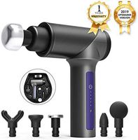 Massage Gun with Carrying Case, Professional Deep Tissue Massager for Athletes with 4 Speed Strength Levels for Muscle Soreness Relieves