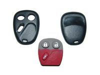3 Buttons Keyless Remote Key Shell for Chevrolet Avalanche Silverado GMC Sierra Yukon No Chips Inside (Black)
