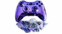 Efashion Full Housing Shell Case for Xbox 360 Wireless Controller Chrome Purple