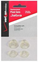 Jabra EarWave Corded Headset - PivotBoom 4-Pack Original Eargels - Silicone Earbuds