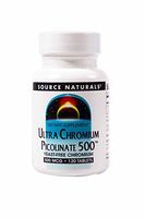Source Naturals Ultra Chromium Picolinate 500 mcg Yeast-Free Dietary Supplement - 120 Tablets