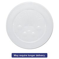 SOLO Cup Company Polystyrene Plastic Flat Straw-Slot Cold Cup Lids SCC L16BL