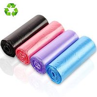 Small Trash Bags, 4 Gallon Garbage Bags Thicken Material Wastebasket Bags Small Size 15-Liters For Office, Home Waste Bin, Bathroom, Kitchen, 120 Counts•4 Colors