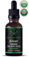 Doctor Hemp | Hemp Oil 1000mg | for Pain, Anxiety, Stress Relief and Better Sleep | 100% Natural, Vegan, Non-GMO, Organic, Colorado Grown | 30 Serv, 33mg/Serv | Peppermint