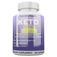 Real Natural Keto Weight Loss Keto Pills with Advanced Fat Natural Ketogenic BHB Ketones Burn Fat Pure Supplement Formula 800MG Capsules by Nutrality Health