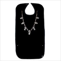 Fushida Adult Bibs for Women,Resuable Waterproof Apron with Crumb Cather Clothing Protectors for Elderly Women and Men,Machine Washable 1910-YLL0059-02