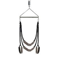 My secret life Adult Swing Swivel Indoor Swing, Ceiling Hanging 360 Spinning Spring with Adjustable Straps and Comfortable Holds Up to 600 lb Sex Swing