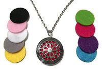 Baltic Essentials Diffuser Necklace Essential Oils Pendant with 24" Chain 5 Washable Pads Baltic Essentials (Star)