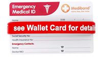 Allergy - Wallet Card - MEDIBAND - Large
