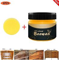 Lucky99 Wood Seasoning Beewax,Complete Solution for Furniture Care Beeswax,Home Cleaning Cleaner and Protector Wax,Beautify & Protect Cutting Boards,Woods,Bamboo,Wooden Surfaces (A1)