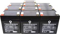12V 5Ah UPG UB1250 Sealed Lead Acid Replacement Battery SPS Brand (10 Pack)