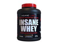 Insane Labz Insane Whey,100% Muscle Building Whey Isolate Protein, Post Workout, BCAA Amino Profile, Mass Gainer,Meal Replacement,Kosher and Halal Approved, 5lbs, 60 Srvgs, Chocolate Peanut Butter