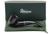 Peterson Killarney 01 Ebony Tobacco Pipe Fishtail
