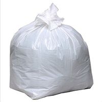 Earthsense RNW1K150V Recycled Tall Kitchen Bags, 13-16gal.8mil, 24 x 33, White, 150 Bags/Box