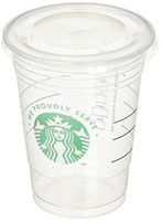 Starbucks Clear Disposable Cold Beverage Cup, 16 Ounce and Lids (Pack of 50 each)