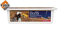 Bona Hardwood Floor Disposable Wet Cleaning Pads, 12 Count (4 Pack (12ct))
