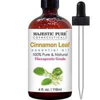 Majestic Pure Cinnamon Essential Oil - Pure and Natural, Therapeutic Grade Cinnamon Oil - 4 fl oz