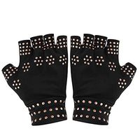 Semme Compression Gloves, Anti-Slip Fingerless Fingerless Health Care Gloves for Men and Women Computer Typing Riding, Climbing, Fitness Exercise