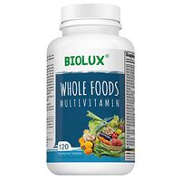 Whole Food Multivitamin for Women and Men - - with Natural Vitamins, Minerals, Organic Extracts - Vegan Vegetarian - Best for Energy, Brain, Heart and Eye Health - 120 Capsules