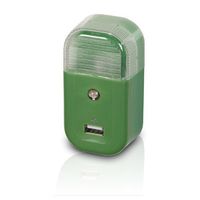 RCA USBNL4R USB Home Nightlight Charger - Green