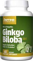 Jarrow Formulas Ginkgo Biloba, for Circulatory and Antioxidant Support, 60 Veggie Caps (Pack of 3)