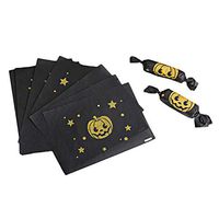 200pcs Black Pumpkin Candy Wrapping Paper Halloween Candy Paper Fashion Candy Wrapping Paper for Store Party DIY
