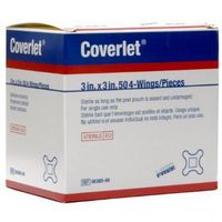 Coverlet 3 x 3 - 4 Wing Adhesive Bandage - Box of 50 by BSN-JOBST
