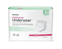 MCKESSON Absorbent Underwear McKesson Pull On Large Disposable Moderate Absorbency (#UWGLG, Sold Per Case) by McKesson