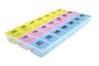 NDC 7 Day Pill Medicine Vitamin Organizer, Three-A-Day Weekly Pill Box with 21 Compartments