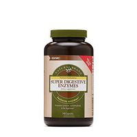 GNC Natural Brand Super Digestive Enzymes, 240 Capsules, Supports Protein, Carbohydrate and Fat Digestion