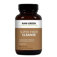 Raw Green Organics - RawJuvenate - Super Fiber - Gastrointestinal Support - 90 Vegetarian Capsules