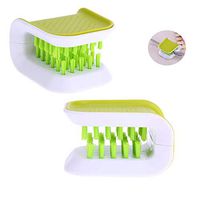 Cutlery Cleaner, Vievogue Kitchen Brush Handy Fork Spoon Cooking Knife Cleaning Brushes Eco-Friendly Abs Kitchen Helper Household Cleaning Brush Tool 2 Pack